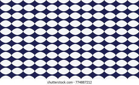 Composition with abstract shapes on dark blue  background, pattern