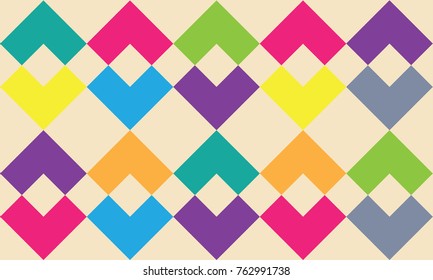 Composition with abstract shapes on a light background, pattern