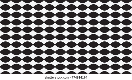 Composition with abstract shapes on a white  background, pattern