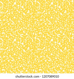 Composition Book Cover Seamless Pattern - Abstract design of yellow composition notebook cover