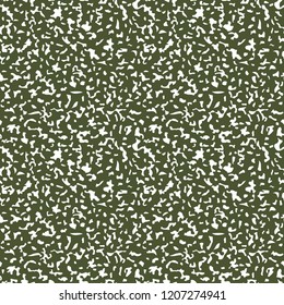 Composition Book Cover Seamless Pattern - Abstract design of olive green composition notebook cover