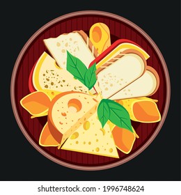 composición de los alimentos de la tabla de quesos