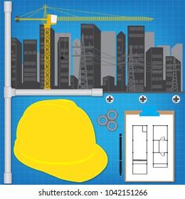 the composition of civil engineering for work hard every day