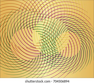 Composition with colorful abstract shapes on the gradient  background