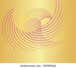 Composition with colorful abstract shapes on the gradient  background