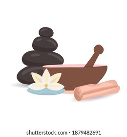 Composición de productos cosméticos. Cosméticos. Ilustración vectorial.