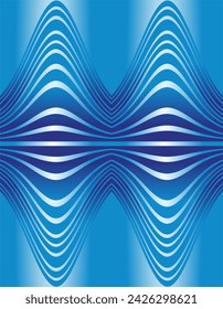 La composición de líneas curvas y planos geométricos con gradaciones azules es uno de los elementos de fondo necesarios en un diseño visual