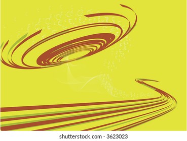 composition of curved lines--great for backgrounds, or layering over other images