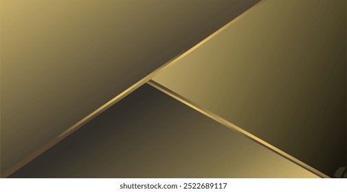 Composición de líneas diagonales y planos con colores dorados y marrones y espacio vacío como inspiración de fondo para el diseño de comunicación visual