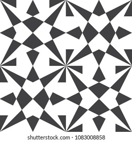 Composition Different Geometric Shapes Black White Stock Vector ...