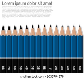 composition of drawing pencil on transparent background
