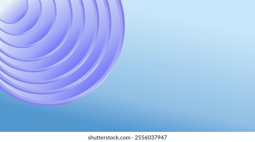 composition of empty space in blue gradations with gold curved lines as background design inspiration for graphic visual arts or decorative designs in applied arts