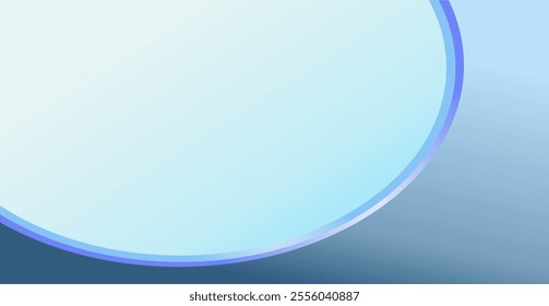 composition of empty space in blue gradations with gold curved lines as background design inspiration for graphic visual arts or decorative designs in applied arts