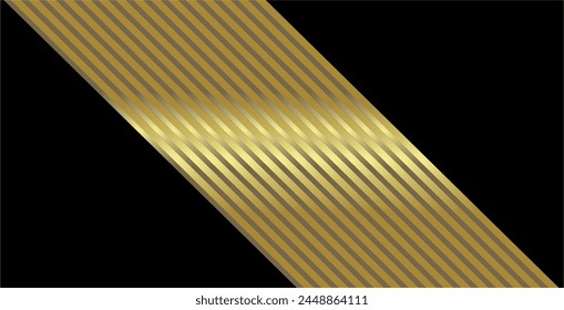 The composition of empty space with diagonal lines with shades of brown, gold and black gives an elegant and luxurious impression