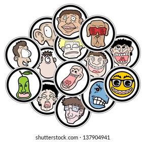 Composition faces