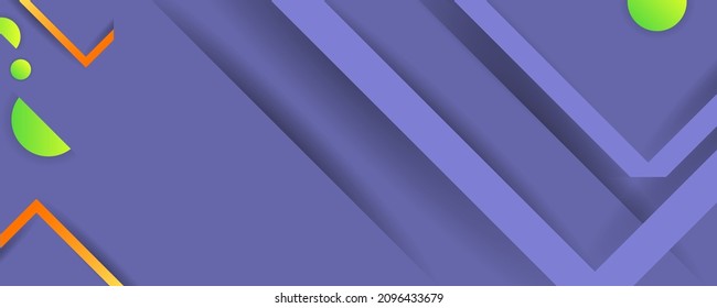 Composition of figures and lines abstract modern color Very Peri new popular color background with fluid luminous waves Vector. Trendy color of the 2022 year