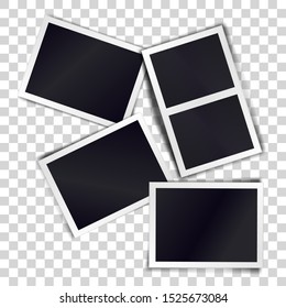 Realistic Photo Frames Vector Illustration On Stock Vector (Royalty ...