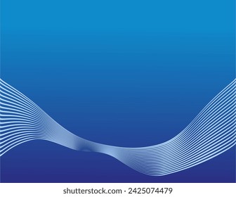 composition of geometric lines and planes in blue as a background design in graphic visual elements and for other visual design needs