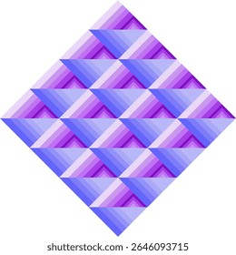 composition of geometric lines and planes with blue  and purple tones as a background design for visual design needs