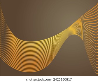 composition of geometric lines and planes in gold, brown and yellow as background design in graphic visual elements and for other visual design needs
