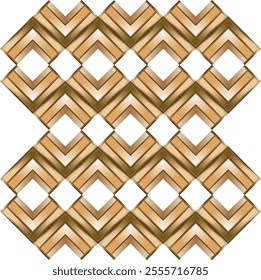 composition of geometric lines and planes with gold and brown gradient colors as inspiration for ornaments and graphic designs