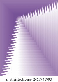 a composition of geometric lines and planes with gradations of blue, purple and violet as one of the visual design elements