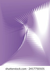 a composition of geometric lines and planes with gradations of blue, purple and violet as one of the visual design elements