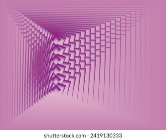 composition of geometric lines and planes with gradient colors of purple and violet as inspiration for visual design needs