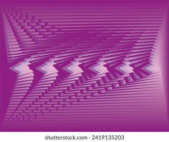 composition of geometric lines and planes with gradient colors of purple and violet as inspiration for visual design needs