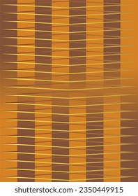 composición de líneas geométricas y planos con matices de color marrón anaranjado como inspiración de diseño visual