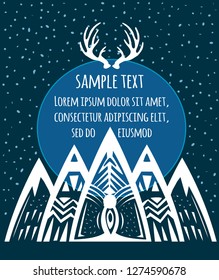 Composition of geometric mountains