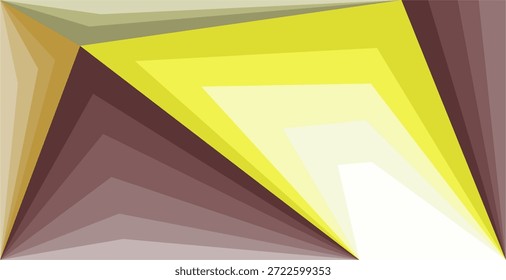 Composition of geometric planes and shapes in various colors as a background design for visual art or motif for disposable art.