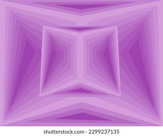 composition of geometric planes and violet-purple hues