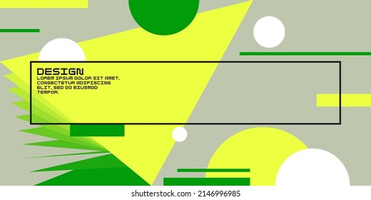 Composition with geometric shapes. Abstract background for design.