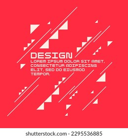 Composition with geometric shapes. Abstract background for design.