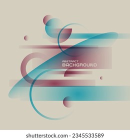 Composition with geometric shapes. Abstract background for design.