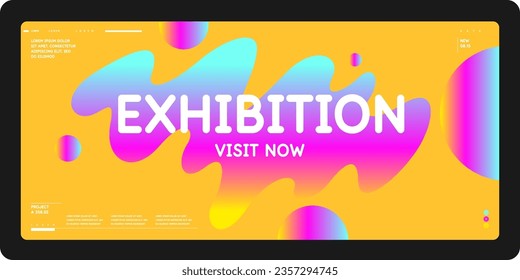 Composition with geometric shapes. Abstract background for design.