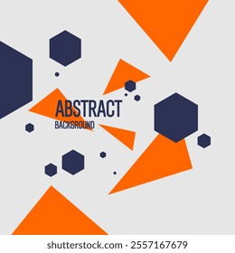 Composition with geometric shapes. Abstract background for design. A template for advertising in a modern style. Stylish illustration for the poster. Trendy stylish graphics.