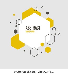 Composition with geometric shapes. Abstract background for design. A template for advertising in a modern style. Stylish illustration for the poster. Trendy stylish graphics.