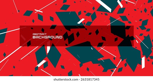 Composition with geometric shapes. Abstract background for design. A template for advertising in a modern style.