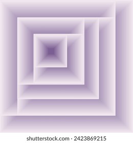 composición de formas geométricas con tonos de color degradado de violeta claro y púrpura como inspiración de fondo para el diseño visual