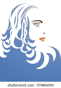 Composition with girl