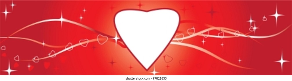 Composition from heart. Vector illustration. isolated on white background, EPS8, all parts closed, possibility to edit.