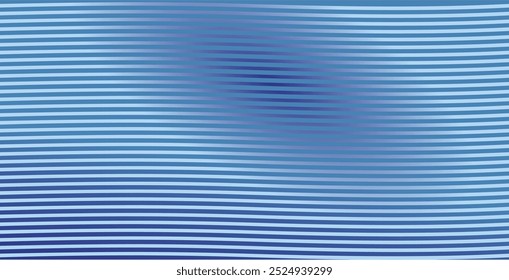 the composition of horizontal lines and geometric planes with blue gradient colors arranged repeatedly which gives the impression of an optical illusion, luxurious and expensive