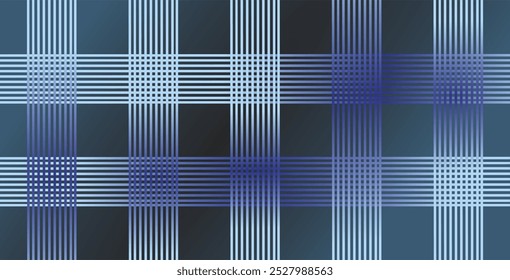 composition of horizontal and vertical lines with blue gradient colors as inspiration for visual communication design