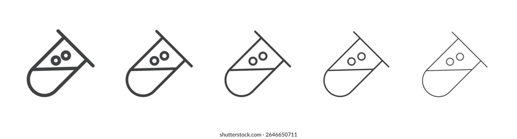 Composition icon flat simple outline logo