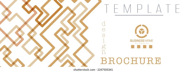 The composition of the intersection of lines. Geometric template for modern posters, posters, covers, postcards, business cards. Minimalist style for creative ideas and creative design