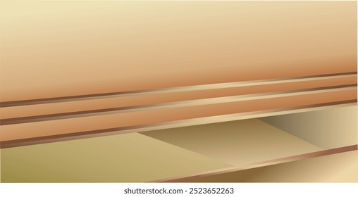 composição de linhas e áreas em branco em gradiente marrom e dourado como um design de fundo em elementos visuais gráficos e para outras necessidades de design visual