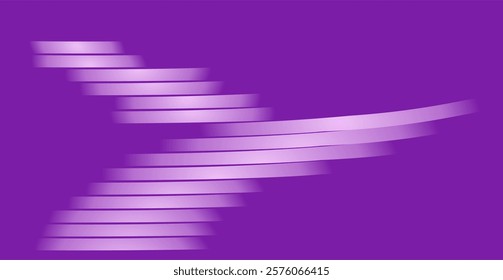 composition of lines, planes and abstract shapes with purple and violet as inspiration for background design or as a motif in used art