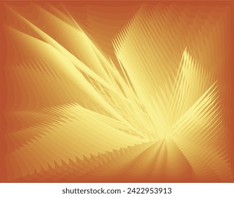 composición de líneas, planos y colores con matices de gradaciones amarillo-naranja como inspiración de fondo para el diseño visual